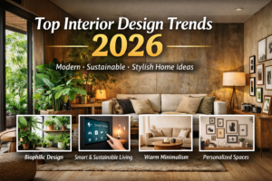 Top Interior Design Trends 2026 : Modern, Sustainable & Stylish Home Ideas